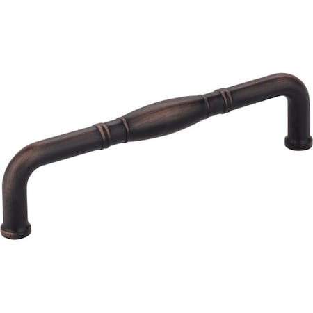 Jeffrey Alexander 128 mm Center-to-Center Brushed Oil Rubbed Bronze Durham Cabinet Pull Z290-128-DBAC